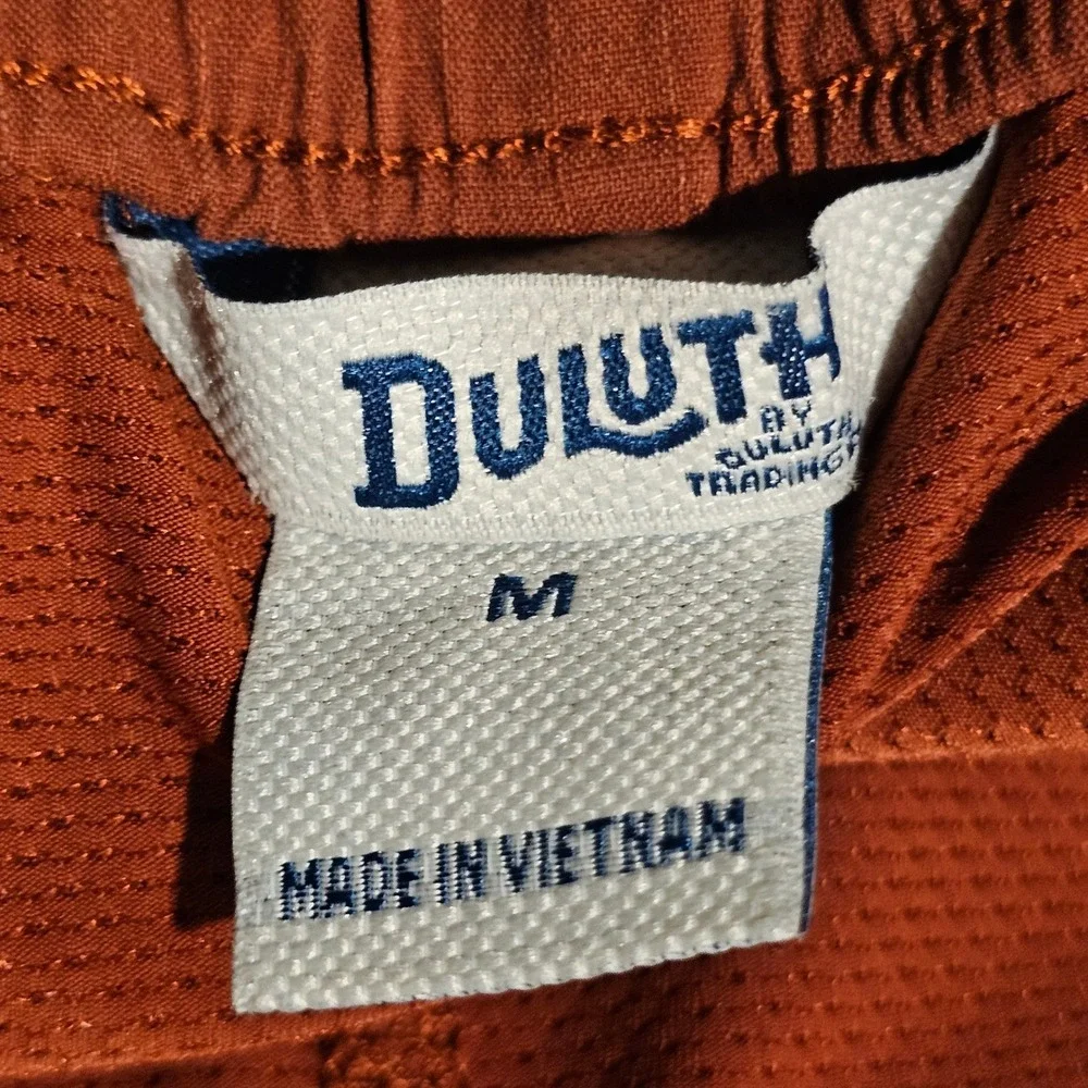 Duluth Trading Co Dry on the Fly Skort Burnt Orange Rust Women Medium 3237-97